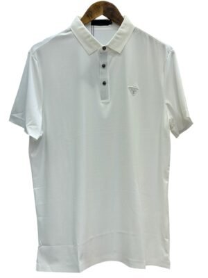 Tipo Polo Prada Classic - Blanco