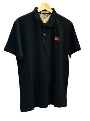 Tipo Polo Burberry Piquet - Negra
