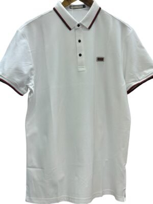 Tipo Polo Gucci Piquet Clasica - Blanco