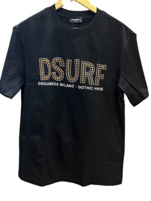Camiseta Pedreria Dsquared2 Dsurf - Negro