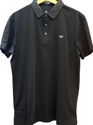 Tipo Polo Louis Vuitton Diseño  - Negro