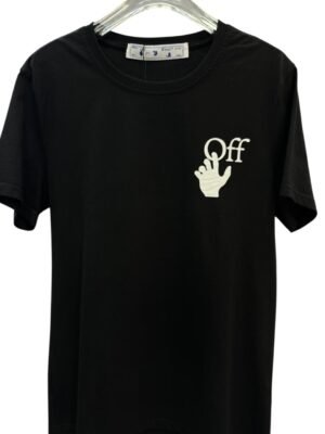 Camiseta Off-White grafiti - Negra