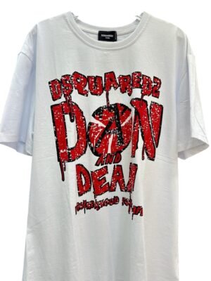 Camiseta Dsquared dan and dean - Blanca