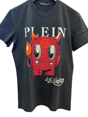 Camiseta Pedreria Philipp Plein Lil Dial - Negro